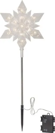 Flocke Utomhusdekoration belysning 20 cm - transparent - Belysning - Julbelysning - Julbelysning utomhus