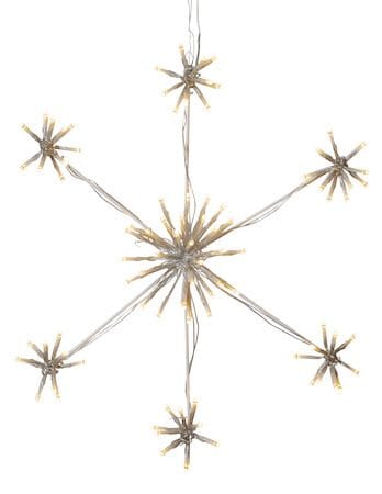 Flower Snowflake Siluett 50 cm - vit - Belysning - Julbelysning - Julbelysning utomhus
