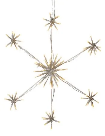 Flower Snowflake Siluett 50 cm - vit - Belysning - Julbelysning - Julbelysning utomhus