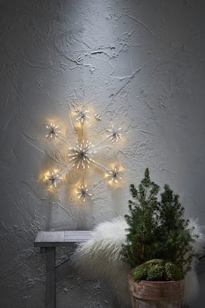 Flower Snowflake Siluett 50 cm - vit - Belysning - Julbelysning - Julbelysning utomhus