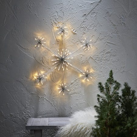 Flower Snowflake Siluett 50 cm - vit - Belysning - Julbelysning - Julbelysning utomhus