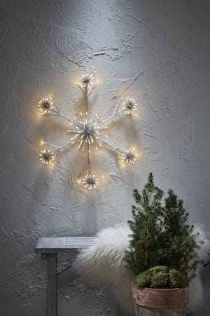 Flower Snowflake Siluett 60 cm - vit - Belysning - Julbelysning - Julbelysning utomhus