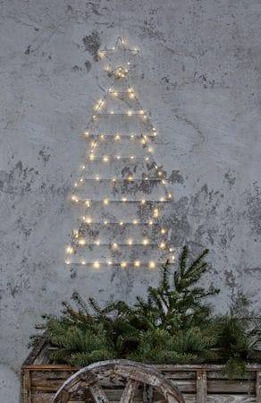 Folde Siluett belysning julgran 120 cm - silver - Belysning - Julbelysning - Julbelysning utomhus