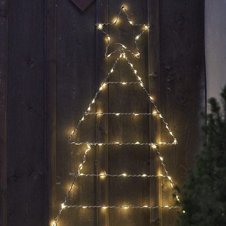Folde Siluett belysning julgran 120 cm - silver - Belysning - Julbelysning - Julbelysning utomhus