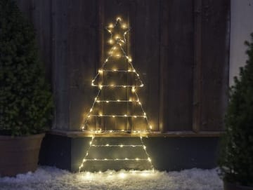 Folde Siluett belysning julgran 90 cm - silver - Belysning - Julbelysning - Julbelysning utomhus