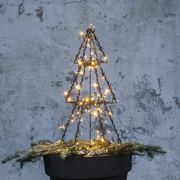 Foldy Utomhusdekoration julgran med belysning 50 cm - svart - Belysning - Julbelysning - Julbelysning utomhus