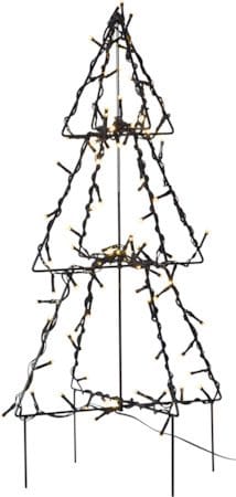 Foldy Utomhusdekoration julgran med belysning 50 cm - svart - Belysning - Julbelysning - Julbelysning utomhus