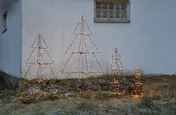 Foldy Utomhusdekoration julgran med belysning 90 cm - svart - Belysning - Julbelysning - Julbelysning utomhus