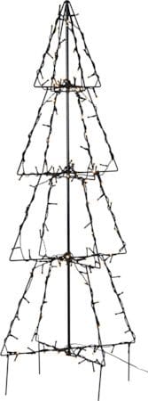 Foldy Utomhusdekoration julgran med belysning 90 cm - svart - Belysning - Julbelysning - Julbelysning utomhus
