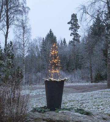 Foldy Utomhusdekoration julgran med belysning 90 cm - svart - Belysning - Julbelysning - Julbelysning utomhus
