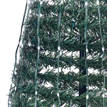 Golvjuldekoration Saarloq - 55x55x160 cm - Belysning - Julbelysning - Jullampor