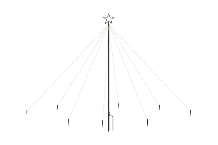Julgran LED inomhus/utomhus 400 lysdioder 2,5 m - Julbelysning utomhus