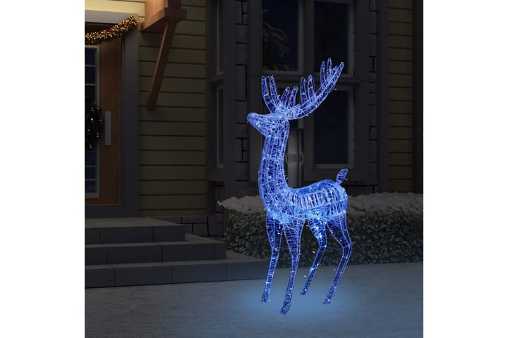 Julren akryl 250 LED 180 cm blå - Julbelysning utomhus
