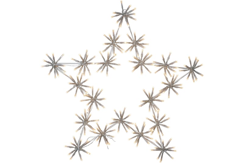 Siluett Flower Star - Julbelysning utomhus