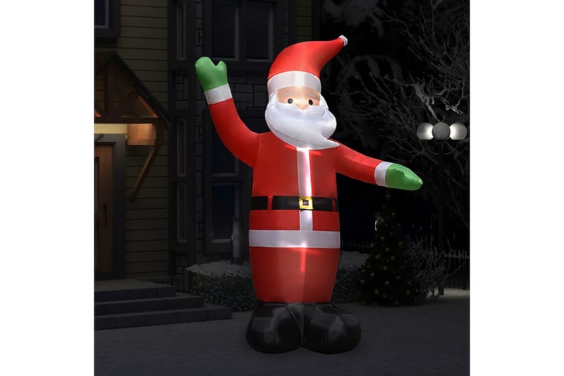 Uppblåsbar jultomte med LED IP44 3 m - Julbelysning utomhus