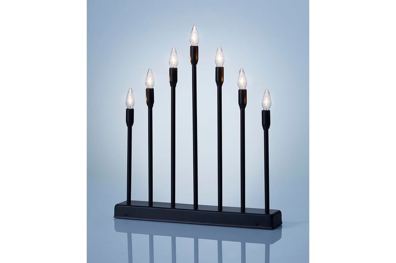LED-Kandelabrar Noelle  Svart - Jullampor - Adventsljusstake