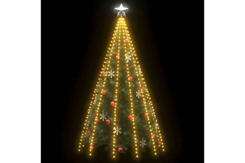 Ljusnät för julgran 500 LED 500 cm - Grön - Julgransbelysning - Jullampor