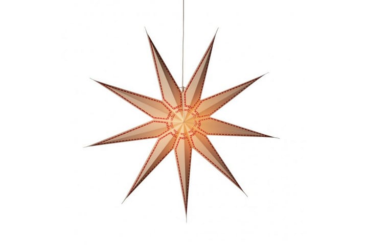 Pappersstjärna 115cm vit/röd - Konstsmide - Jullampor - Adventsstjärna