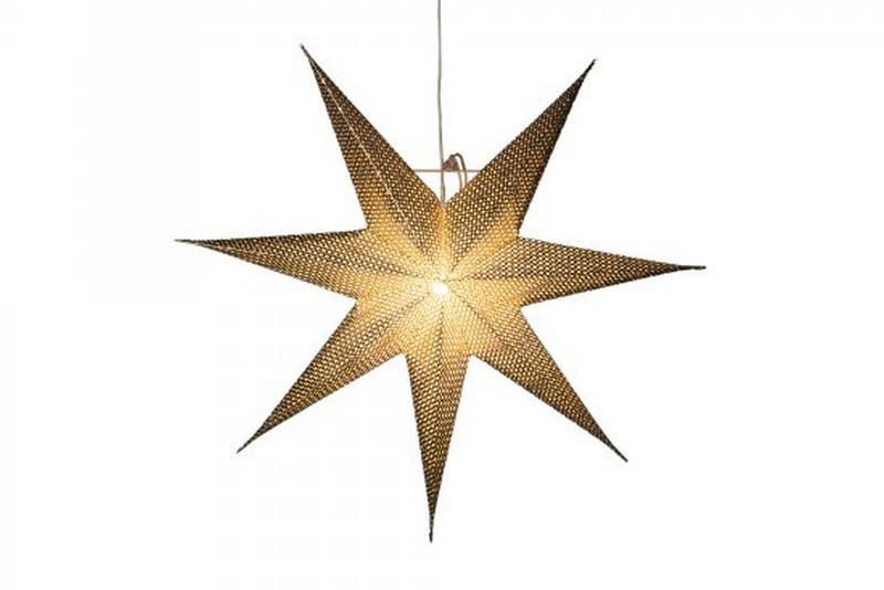 Pappersstjärna 60 cm mässing - Jullampor - Adventsstjärna