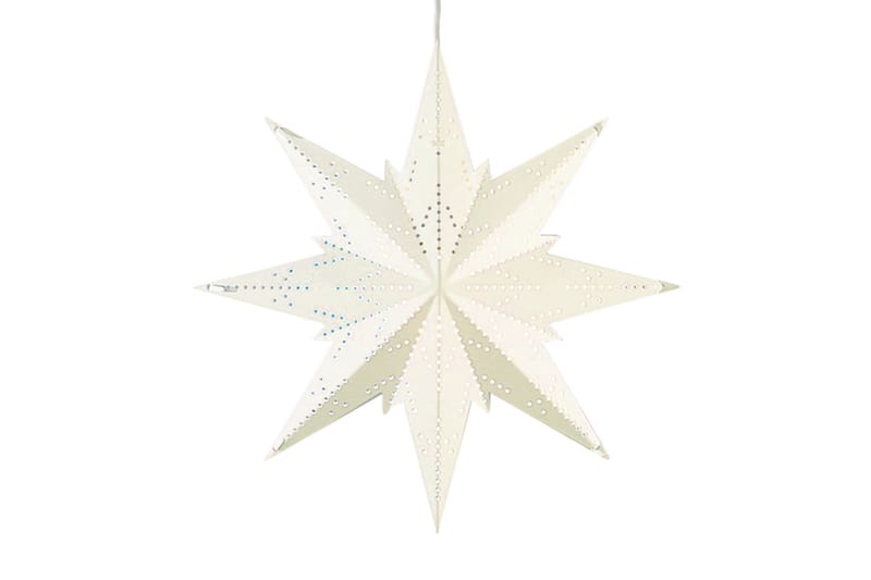 Rozen pappersstjärna 25 cm - Star Trading - Jullampor - Adventsstjärna