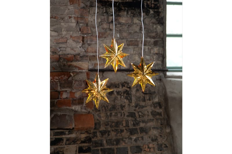 Rozen pappersstjärna 25 cm - Star Trading - Jullampor - Adventsstjärna