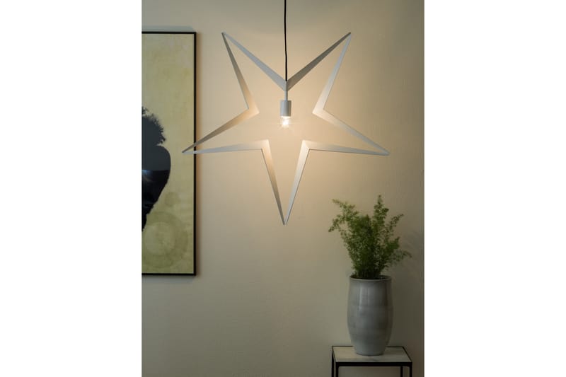 Stjärna vit hängande 80cm Vit - Konstsmide - Jullampor - Adventsstjärna