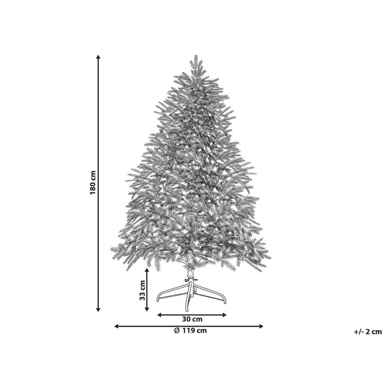 Konstgjord Julgran Fiddle - 119x119x180 cm - Inredning - Dekoration & inredningsdetaljer - Julpynt & juldekoration - Plastgran