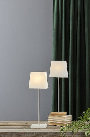 Leo Fot, skärm & stjärna 43 cm - vit/ek - Belysning - Julbelysning - Jullampor