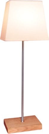 Leo Fot, skärm & stjärna 43 cm - vit/ek - Belysning - Julbelysning - Jullampor