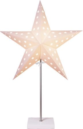 Leo Stjärna på Fot 65 cm E14 - Vit - Belysning - Julbelysning - Adventsstjärna