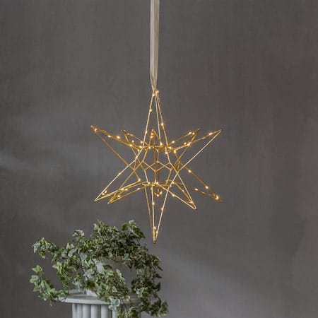 Lizzy Stjärna 47 cm - guld - Belysning - Julbelysning - Jullampor