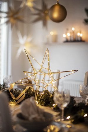 Lizzy Stjärna 47 cm - guld - Belysning - Julbelysning - Jullampor
