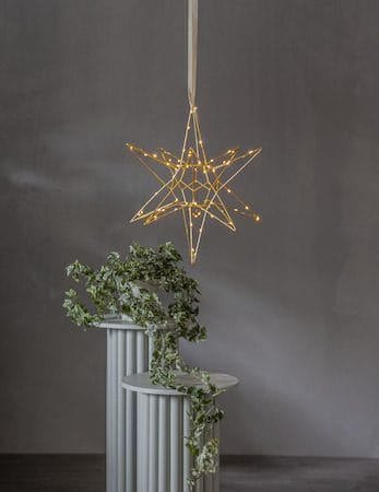 Lizzy Stjärna 47 cm - guld - Belysning - Julbelysning - Jullampor