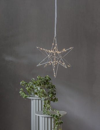 Lizzy Stjärna 47 cm - Silver - Belysning - Julbelysning - Jullampor