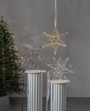 Lizzy Stjärna 47 cm - Svart - Belysning - Julbelysning - Jullampor