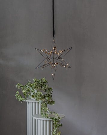 Lizzy Stjärna 47 cm - Svart - Belysning - Julbelysning - Jullampor