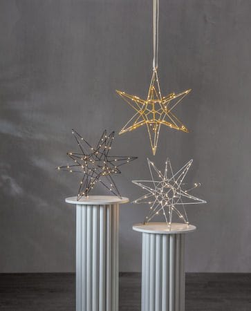 Lizzy Stjärna 47 cm - Svart - Belysning - Julbelysning - Jullampor