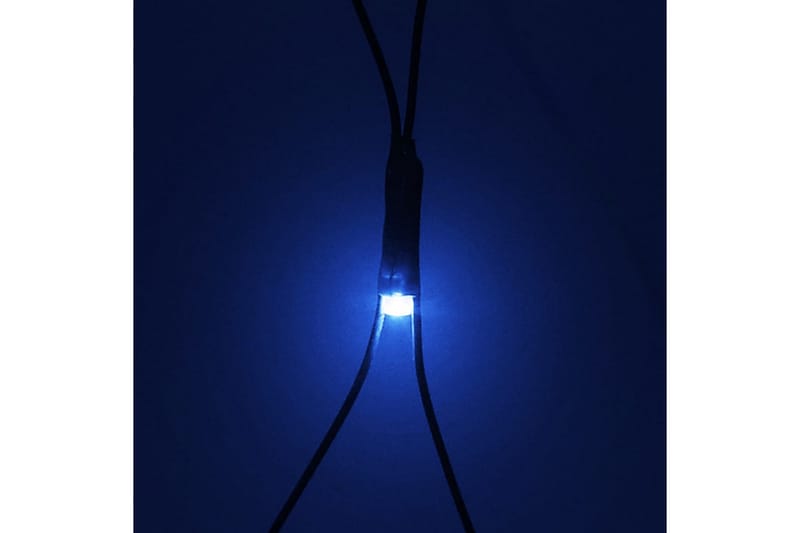 Ljusnät blå 3x3 m 306 LED inne/ute - be Basic - Julbelysning utomhus