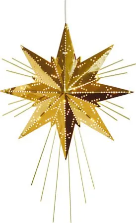 Mini Luxe Julstjärna 25 cm - mässing - Belysning - Julbelysning - Jullampor