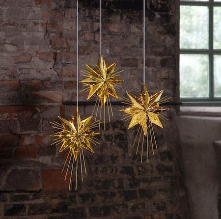 Mini Luxe Julstjärna 25 cm - mässing - Belysning - Julbelysning - Jullampor