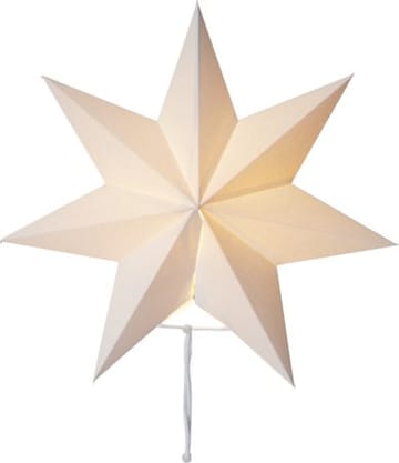 Moa Fot, skärm & stjärna 82 cm - vit och ek - Belysning - Julbelysning - Jullampor