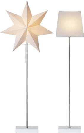 Moa Fot, skärm & stjärna 82 cm - vit - Belysning - Julbelysning - Jullampor
