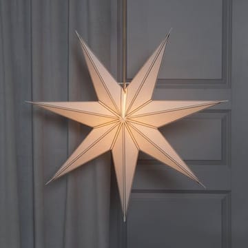 Nicolas Stor Adventsstjärna 80 cm - Jullampa i papper - Vit - Belysning - Julbelysning - Adventsstjärna