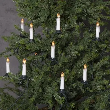 Olov LED Julgransbelysning 11,5 cm - vit och grön - Belysning - Julbelysning - Jullampor
