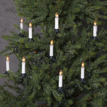 Olov LED Julgransbelysning 11,5 cm - vit och grön - Belysning - Julbelysning - Jullampor