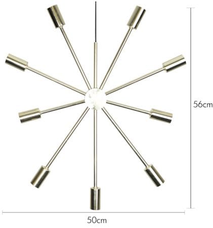 Pix Stjärna Hänglampa 50 cm - mässing - Belysning - Julbelysning - Jullampor
