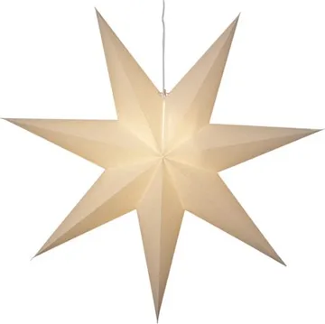 Plain Pappersstjärna 90 cm - Vit - Belysning - Julbelysning - Jullampor