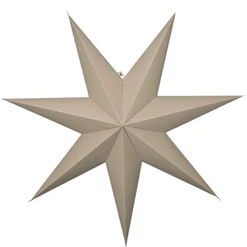 Plain Pappersstjärna 90 cm - beige - Belysning - Julbelysning - Jullampor