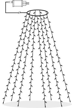 Serie Julgransslinga 200 cm - svart - Belysning - Julbelysning - Jullampor