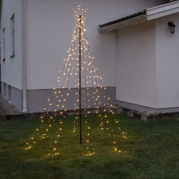 Spiky Utomhusdekoration belysning julgran 100x235 cm - svart - Belysning - Julbelysning - Julbelysning utomhus
